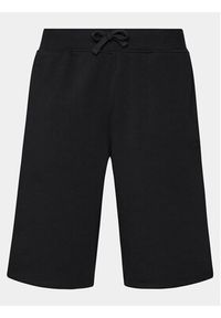 Guess Szorty materiałowe Clovis M4GD10 KBK32 Czarny Loose Fit. Kolor: czarny. Materiał: syntetyk, bawełna #4