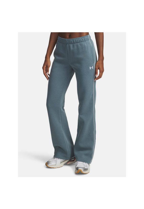 Spodnie damskie Under Armour Rival Fleece Piped. Kolor: niebieski. Sport: fitness