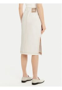 Max Mara Leisure Spódnica midi Otto 2516771017 Biały Regular Fit. Kolor: biały. Materiał: bawełna #5