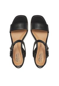 Clarks Sandały Jaylan Ray 26181658 Czarny. Kolor: czarny. Materiał: skóra #7
