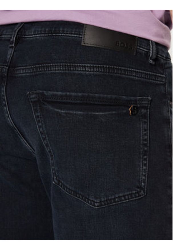 BOSS Jeansy Maine 50532541 Granatowy Regular Fit. Kolor: niebieski