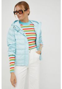 Levi's® - Levi's kurtka damska przejściowa. Okazja: na spotkanie biznesowe, na co dzień. Kolor: niebieski. Materiał: puch. Styl: biznesowy, casual #6
