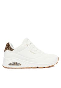 skechers - Skechers Sneakersy Uno 177093/WHLD Biały. Kolor: biały. Materiał: skóra #1