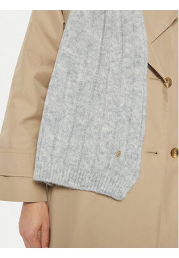 TOMMY HILFIGER - Tommy Hilfiger Szalik Timeless AW0AW16655 Szary. Kolor: szary. Materiał: materiał, akryl