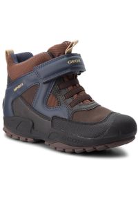 Śniegowce Geox J N.Savage B.B Abx A J841WA 011BC C0947 S Brown/Navy. Kolor: brązowy. Materiał: skóra