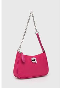 Karl Lagerfeld torebka kolor różowy. Kolor: różowy #2