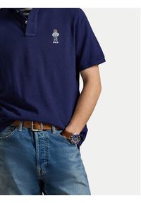 Polo Ralph Lauren Polo 710B14620001 Granatowy Classic Fit. Typ kołnierza: polo. Kolor: niebieski. Materiał: bawełna #3