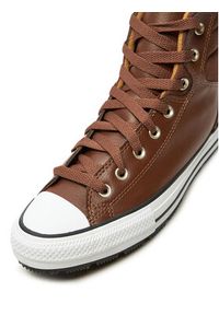 Converse Trampki Chuck Taylor All Star Berkshire Boot Water-Repellent A08562C Brązowy. Kolor: brązowy. Materiał: skóra