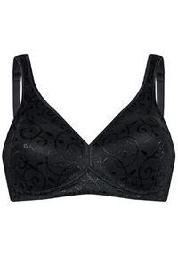Triumph Biustonosz bezszwowy Elegant Cotton 10100175 Czarny. Kolor: czarny. Materiał: bawełna, syntetyk