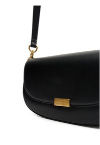 TOMMY HILFIGER - Tommy Hilfiger Torebka Iconic Leather Crossover AW0AW18204 Czarny. Kolor: czarny. Materiał: skórzane #5