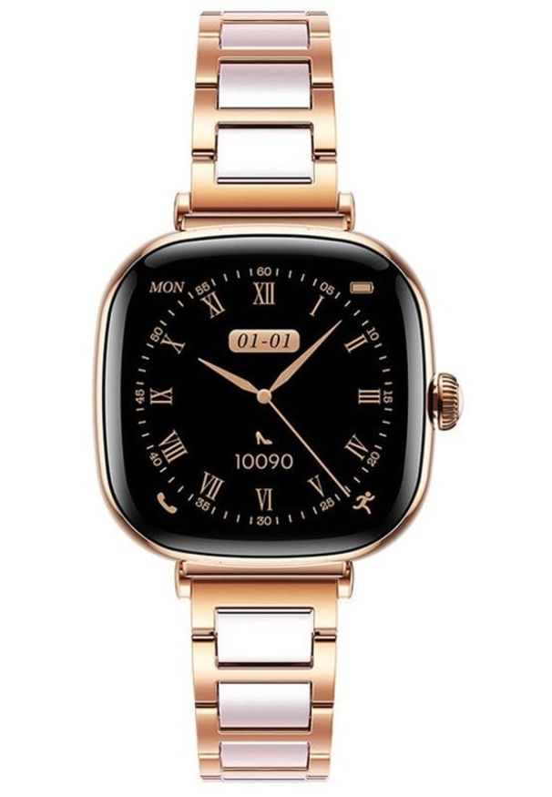 JOYROOM - Smartwatch Joyroom Smartwatch Starlight JR-FS1 z możliwością odbierania połączeń - złoty. Rodzaj zegarka: smartwatch. Kolor: złoty