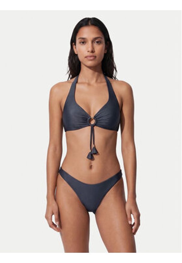 Seafolly Dół od bikini Belle 40707-311 Granatowy. Kolor: niebieski. Materiał: syntetyk