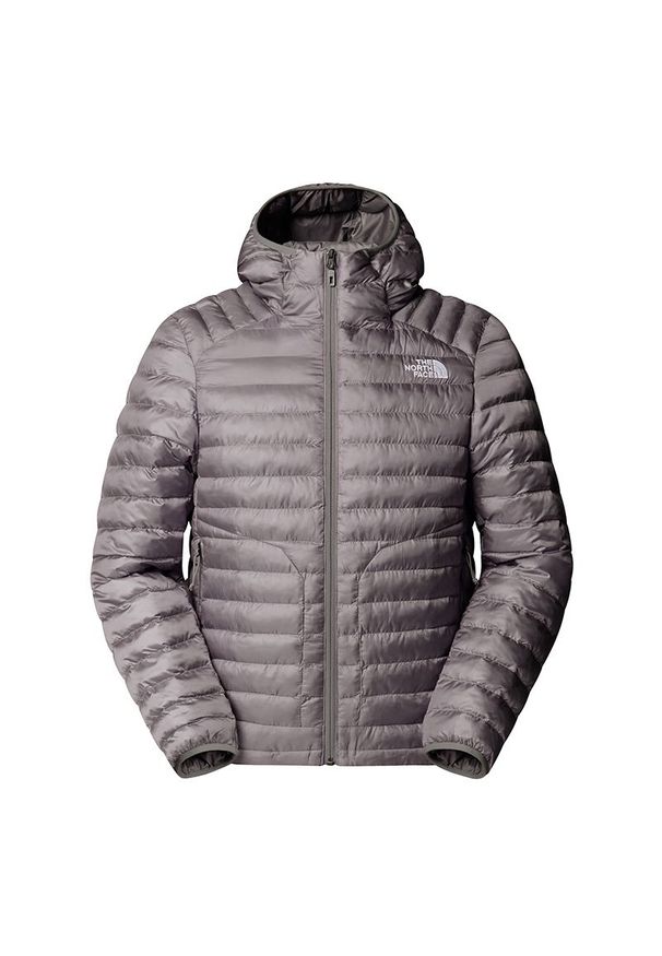 Kurtka męska The North Face Huila 0A85A30UZ1 - szara. Typ kołnierza: kaptur. Kolor: szary. Materiał: syntetyk, poliester. Sport: outdoor