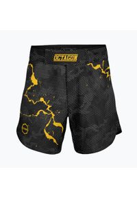 OCTAGON - Spodenki treningowe męskie Octagon Marble Camo MMA. Kolor: czarny