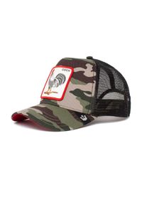 Czapka z daszkiem Goorin Bros The Rooster Trucker - 101-0337-CAM. Kolor: zielony, czarny, wielokolorowy