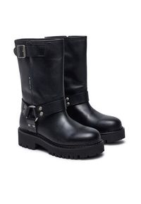 Tommy Jeans Botki Tjw Urban Biker Boot Leather EN0EN02728 Czarny. Kolor: czarny. Materiał: skóra #4