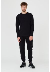C.P. Company - C.P. COMPANY Czarny męski bawełniany longsleeve, Rozmiar XL. Kolor: czarny. Materiał: bawełna. Długość rękawa: długi rękaw