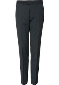 Tom Tailor - TOM TAILOR SPODNIE MĘSKIE NOS SUIT PANT SOLID BLACK 64015470911 COL. 2999. Materiał: wiskoza, poliester, materiał. Styl: elegancki