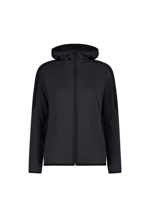Bluza damska turystyczna CMP 34G1516. Kolor: czarny. Materiał: polar. Sport: turystyka piesza