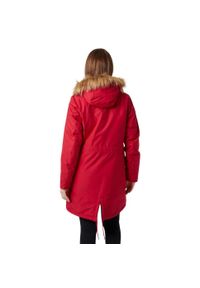 Kurtka uniwersalna damska Helly Hansen Mayen Parka. Typ kołnierza: kaptur. Kolor: czerwony. Materiał: syntetyk. Długość: długie. Sezon: zima