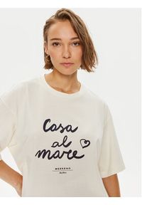 Weekend Max Mara T-Shirt Xanadu 2425946041600 Écru Oversize. Materiał: bawełna #5