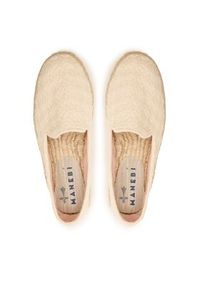 Manebi Espadryle Double Sole Espadrilles G 4.9 D0 Beżowy. Kolor: beżowy. Materiał: materiał #4