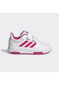 Adidas - Tensaur Hook and Loop Shoes. Kolor: biały, wielokolorowy, różowy, czarny. Materiał: materiał