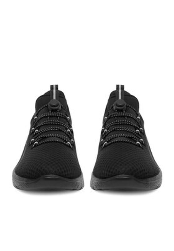Rieker Sneakersy M5070-00 Czarny. Kolor: czarny. Materiał: materiał