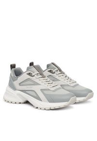 Calvin Klein Sneakersy Hike Runner Ck Stripe Refl Su HW0HW03107 Szary. Kolor: szary. Materiał: materiał #2