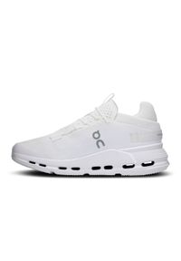 On - ON CLOUDNOVA 2 All White Sneakersy damskie. Okazja: na spacer, na co dzień, do pracy. Kolor: biały. Sport: turystyka piesza #4