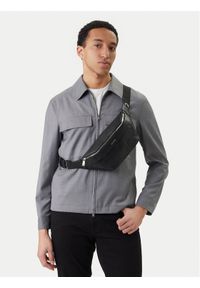 Calvin Klein Nerka Emblem Aop Emboss Waistbag LV04D3332G Czarny. Kolor: czarny. Materiał: skóra #1