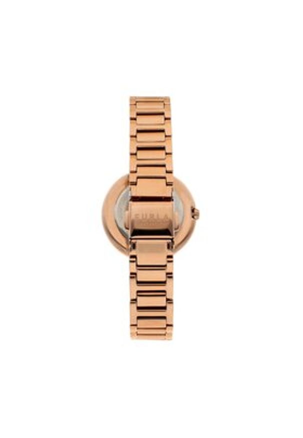 Furla Zegarek Icon Shape WW00033-MT0000-1G000-1-008-20-CN-W Różowe złoto. Kolor: złoty, różowy, wielokolorowy