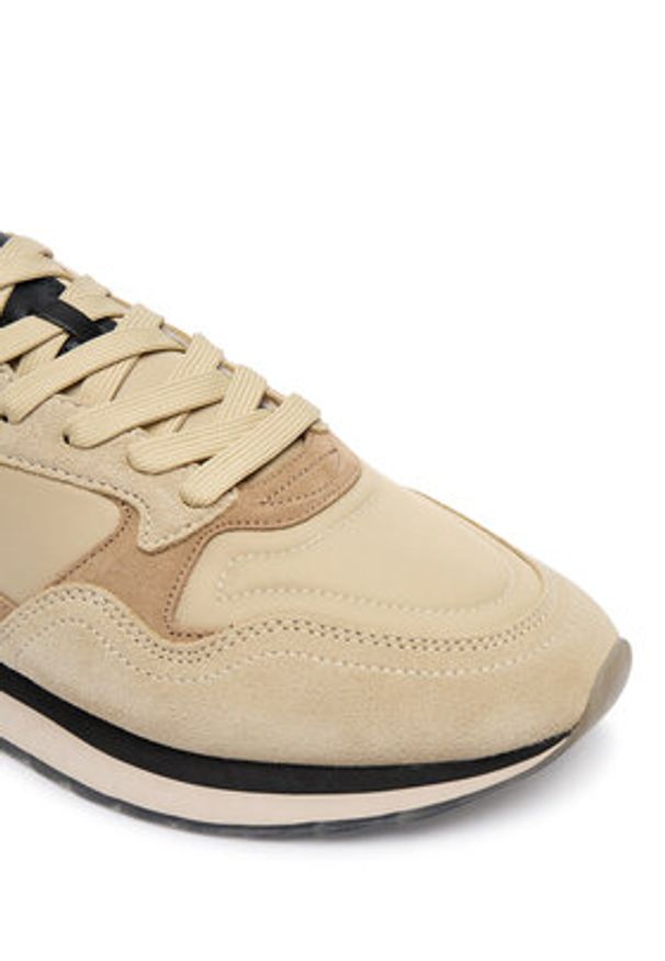 HOFF Sneakersy City Trieste Man 22502619 Beżowy. Kolor: beżowy. Materiał: skóra, zamsz