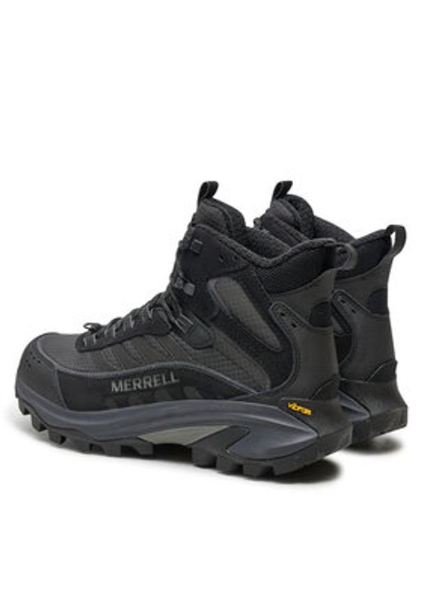 Merrell Śniegowce Moab Speed 2 Thermo Mid Wp J068305 Czarny. Kolor: czarny. Materiał: zamsz, skóra