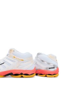 Mizuno Buty halowe Wave Voltage 2 Mid V1GA2465 Pomarańczowy. Kolor: pomarańczowy. Materiał: skóra. Model: Mizuno Wave