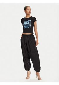 Juicy Couture T-Shirt Just Juicy JCGCT125040 Czarny Slim Fit. Kolor: czarny. Materiał: bawełna #3