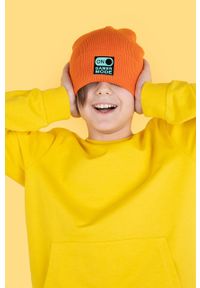 Broel czapka dziecięca Chuck kolor pomarańczowy. Kolor: pomarańczowy