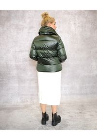 Deha - DEHA - Zielona pikowana kurtka. Kolor: zielony. Materiał: puch, materiał. Wzór: aplikacja. Sezon: zima. Styl: klasyczny #3