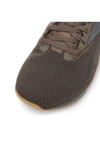 Reebok Sneakersy 100033785-W Brązowy. Kolor: brązowy. Materiał: mesh, materiał #3