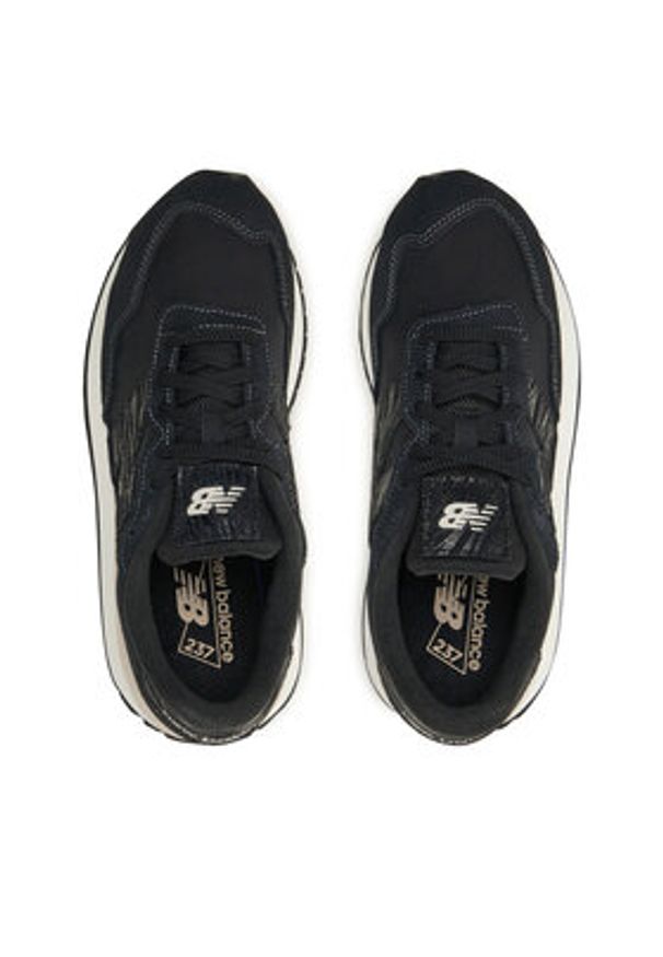 New Balance Sneakersy WS237ABB Czarny. Kolor: czarny. Materiał: zamsz, skóra