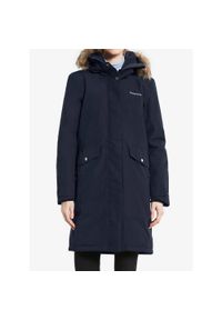 Płaszcz ocieplany damski Didriksons Erika Parka 3. Kolor: niebieski. Sezon: zima