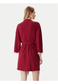 TOMMY HILFIGER - Tommy Hilfiger Szlafrok UW0UW06076 Czerwony. Kolor: czerwony. Materiał: bawełna