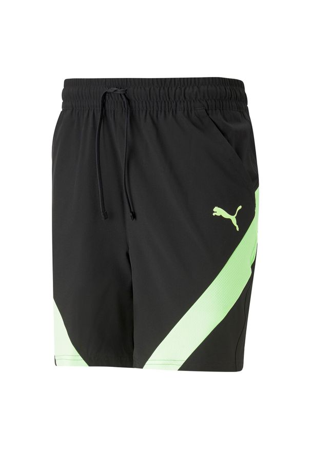 Krótkie Spodenki Sportowe Męskie Fitness Puma Fit Czarny. Kolor: wielokolorowy, czarny, zielony. Długość: krótkie. Sport: fitness