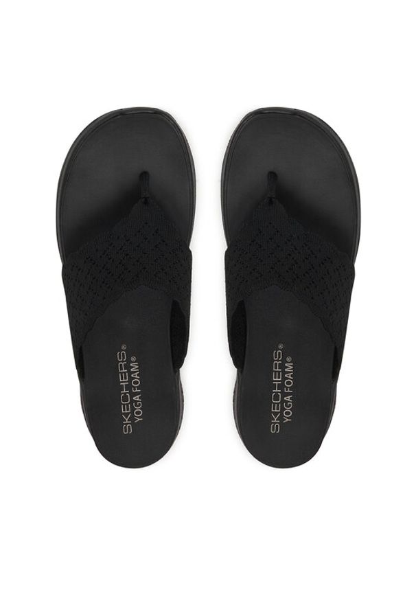 skechers - Skechers Japonki Ultra Flex 3.0 119971/BBK Czarny. Kolor: czarny. Materiał: materiał