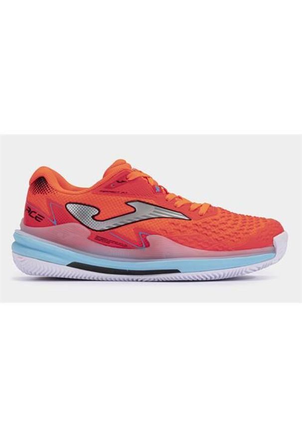 Buty do tenisa damskie Joma Ace Allcourt stabilität 2024. Zapięcie: sznurówki. Kolor: pomarańczowy, wielokolorowy, niebieski. Materiał: materiał, syntetyk, tkanina. Szerokość cholewki: normalna. Sport: tenis