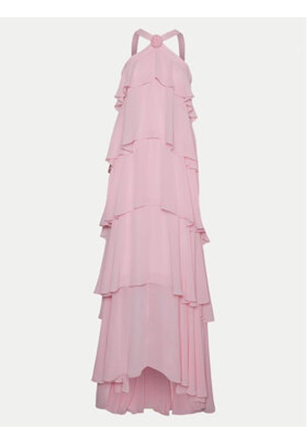 Vero Moda Sukienka wieczorowa Felicia 10295237 Różowy Tight Fit. Kolor: różowy. Materiał: syntetyk. Styl: wizytowy