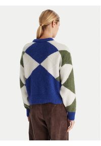 TOMMY HILFIGER - Tommy Hilfiger Sweter WW0WW47464 Kolorowy Relaxed Fit. Materiał: syntetyk. Wzór: kolorowy #3