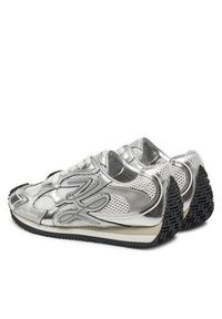 Karl Lagerfeld - KARL LAGERFELD Sneakersy Velocette KL63925 Srebrny. Kolor: srebrny. Materiał: skóra #4