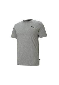 Puma - Męska Koszulka Z Małym Logo ESS. Kolor: szary