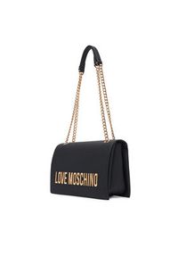 Love Moschino - LOVE MOSCHINO Torebka JC4192PP1PKD0000 Czarny. Kolor: czarny. Materiał: skórzane #5